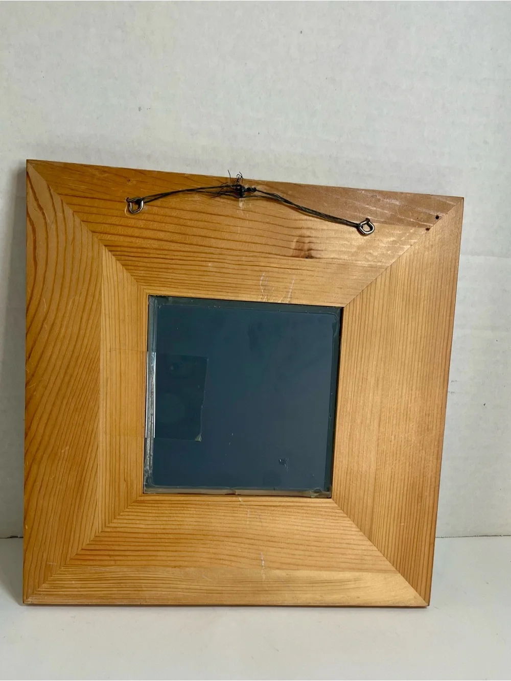 Wood Frame Mosaic Mirror w/Blue/White/Green Tiles (10x10x10x10) (Mint Condition)
